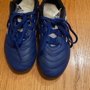 Adidas Kids Royal Blue and Black cleats